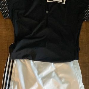 Womens sz Medium adidas top and sz 6 adidas skort